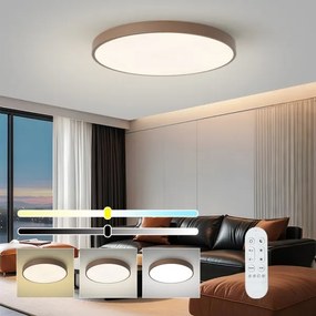 Brilagi-LED Stmievateľné svietidlo POOL SMART LED/100W/230V 80 cm Wi-Fi Tuya + diaľkový ovládač hnedé