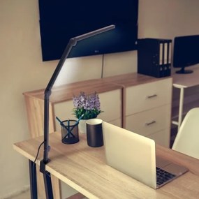 LED Stmievateľná stolná lampa TENUIX FOLD LED/20W/230V 3000-6500K čierna