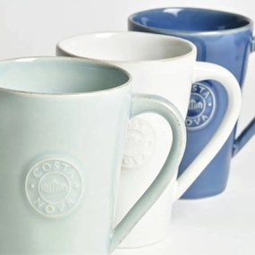 Biely kameninový hrnček Costa Nova Nova, 300 ml