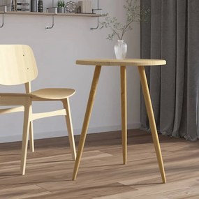 Bistro stolík bledohnedý Ø60x76 cm MDF a železo 286087