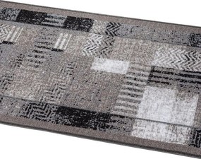 Kusový behúň Patchwork šedá 67 x 350 cm