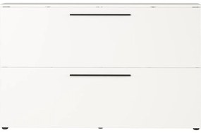 Biela závesná skrinka na topánky Utah - Germania