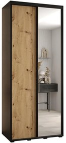 Skriňa 45 Canaris 3 120 čierna/artisan/čierna