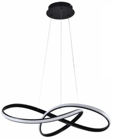 Brilagi - LED Stmievateľný luster na lanku COSMOWAVE LED/70W/230V čierna + DO