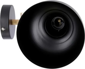Nástenné bodové svietidlo RENO 1xE27/40W/230V čierna