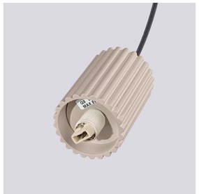 Taupe závesné svietidlo so skleneným tienidlom ø 12 cm Orbital – Sollux