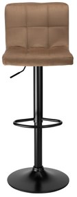 Barová židle ARAKO BLACK hnědá