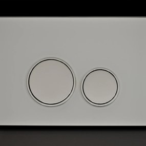 Universal TIM&TOM RUNDO GLASS ovládacie tlačidlo, biela lesklá 168,5 x 248,5 x 14,4 mm biela leská / chróm / chróm UTG001