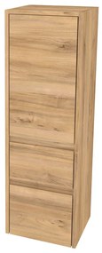 Mereo, Mereo Opto kúpeľňová skrinka vysoká 125 cm, pravé otváranie, Multidecor, Orech Pacifik prírodný, MER-CN995POPP2