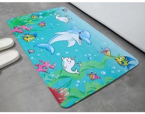 Protišmyková kúpeľňová podložka 70x40CM JP-7040 viacfarebný