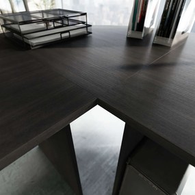 Rohový písací stôl RON wenge