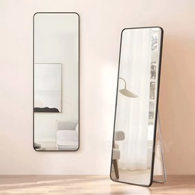 Voľne stojace zrkadlo DUO 159 cm čierne