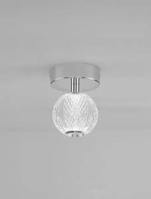 LED stropné svietidlo Brillante chróm