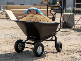 CH Čierny záhradný vyklápací vozík Westy - 160 l
