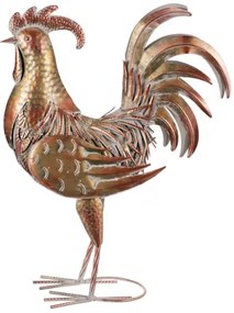 Kohút 53 cm - kovová záhradná dekorácia