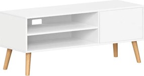 Stolík pod TV biely AKF-E1146 WT