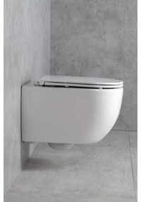 Bruckner - Závesné WC Vortex Rimless FULDA keramika/biela