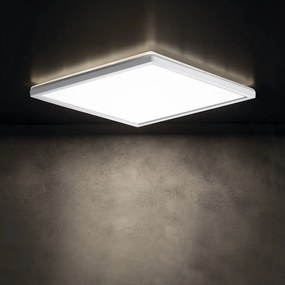 KANLUX KANLUX, AZPO stropné LED svietidlo, 225x225mm, 12,3W, 3000/4000/6000K, IP54, biela, 31530