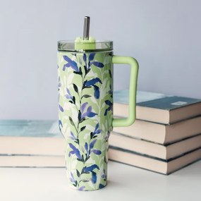 Nerezový termohrnček so slamkou Stream Matcha 1200 ml