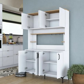 Skriňa Javy Walnut and White