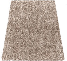 Shaggy koberec s vysokým vlasom v karamelowej farbe Camel Rozmer: 60x100 cm
