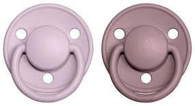 BIBS De Lux cumlíky, kaučuk 2ks - veľkosť 1 - Dusky lilac Heather