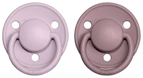 BIBS De Lux cumlíky, kaučuk 2ks - veľkosť 1 - Dusky lilac Heather