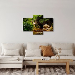 Obraz - Most cez riečku (90x60 cm)