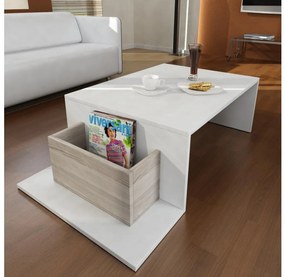 Asir Konferenčný stolík POT 32x107 cm biela 731WAT2808