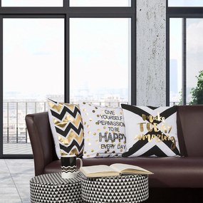 DEKORAČNÁ OBLIEČKA NA VANKÚŠ ESSIE 38X38 CM VZOROVANÁ