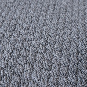 AladinWorld Expres, Metrážny koberec Atlas 92, na mieru, šíře 4m, šedá, filc, chodba / predsieň