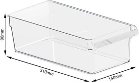 2. akosť - M - Organizér do chladničky Rotho LOFT FRIDGE, 3,1l (praskliny)