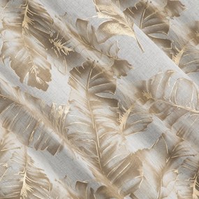 ZÁVES NA KRÚŽKOCH LAYLA 140X250 CM LISTY