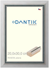 DANTIK rám na obraz 20x30 | RIVIERA zelená (Sklo Čiré)