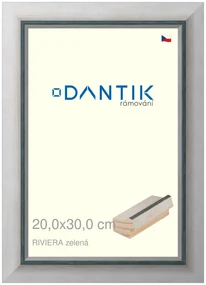 DANTIK rám na obraz 20x30 | RIVIERA zelená (Sklo Čiré)