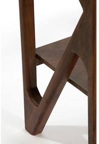 Hnedá knižnica z masívu akácie 120x160 cm Yuki - Light &amp; Living