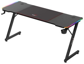 PC stolík Hyperion 4.8 (čierna + viacfarebná) (s LED osvetlením). Akcia -19%. Vlastná spoľahlivá doprava až k Vám domov. 1087508