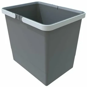 Elletipi Plastový kôš s rukoväťami 15 l, sivá , 15 l