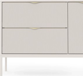 Skříňka pod umyvadlo Livia s deskou 100 cm kašmírová