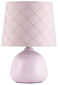 Rabalux 4384 - Stolná lampa ELLIE E14/40W ružová