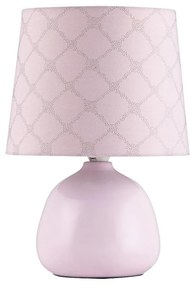 Rabalux 4384 - Stolná lampa ELLIE E14/40W ružová