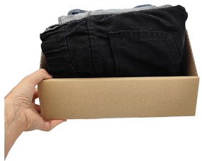 Úložné boxy na oblečenie, organizéry do skrine EKO KARTON 30 x 40 cm