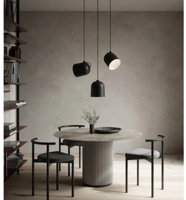 Nordlux - Luster na lanku ANGLE 1xE27/25W/230V čierny