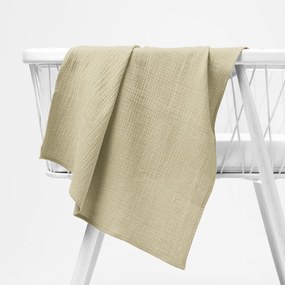 Biante Mušelínová plienka/dečka Nature MSN-070 Svetlá pieskovo béžová 120x120 cm