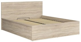Manželská posteľ 160 cm BRW Tetrix 11 (dub sonoma) (s roštom) (s úl. priestorom). Vlastná spoľahlivá doprava až k Vám domov. 1098492