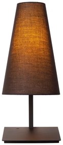 Lucide 30295/01/30 - Stmievateľná stolná lampa GREGORY 1xE27/60W/230V USB čierna