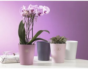 Obal na orchidey keramický Merina Ø 14 cm ružový