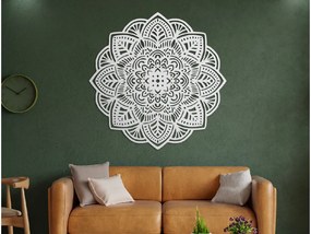 drevko Drevená mandala Šťastie Rozmer obrazu: 115 x 115 cm, Farba dekorácie: Čierna