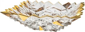 KRIŠTÁĽOVÁ MISA BOHEMIA JIHLAVA GLACIER GOLD 280MM