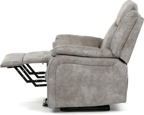 Polohovacie kreslo sivé, elektrické TV-Q8668 GREY3